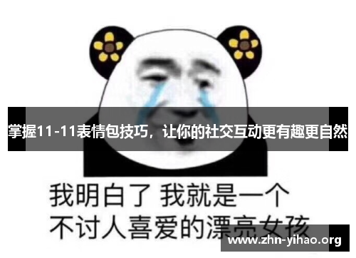 掌握11-11表情包技巧，让你的社交互动更有趣更自然